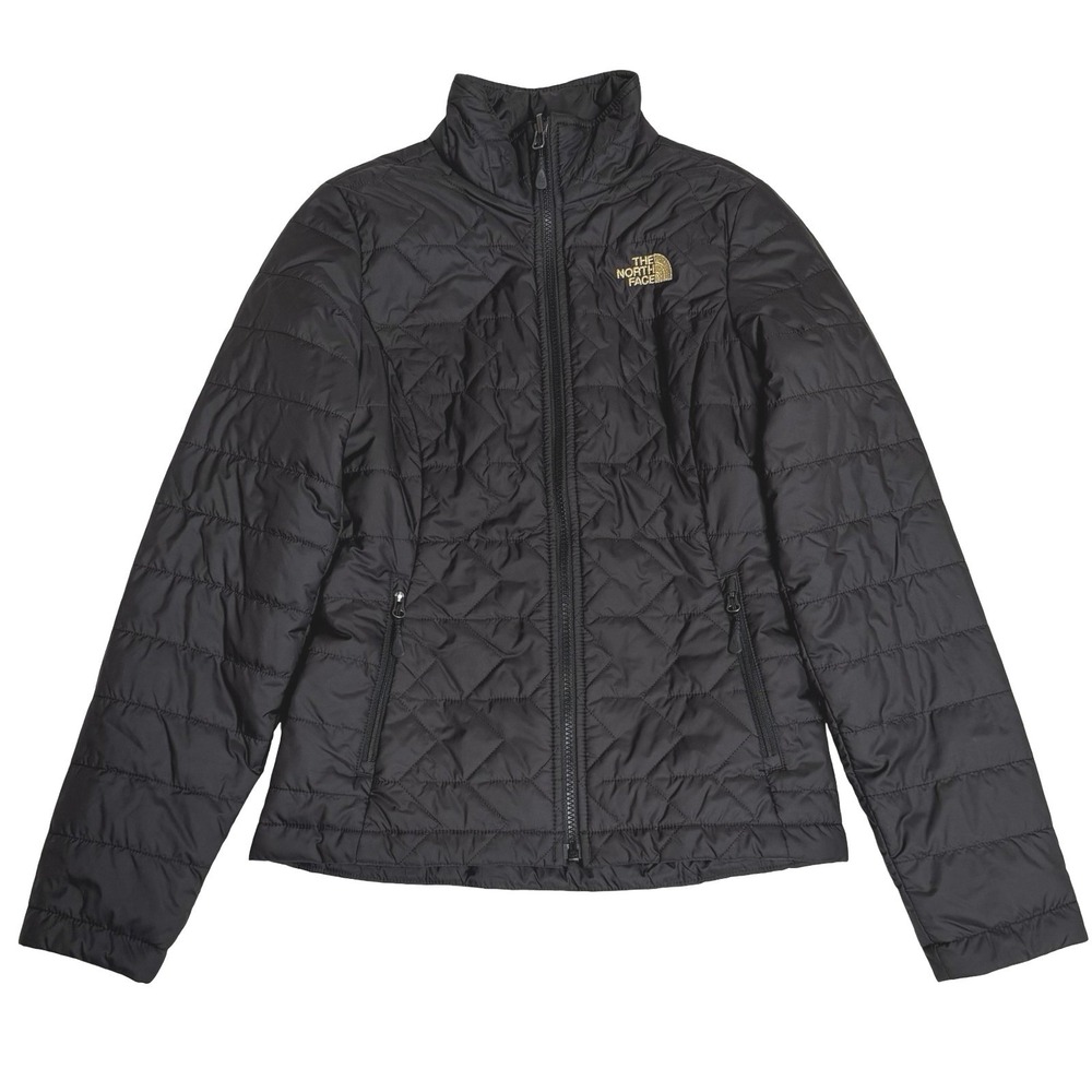 NWOT The North Face Tamburello Insulated Quilted Jacket Black‎ Gold Women's XS